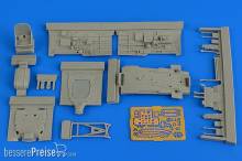 Aires 4728 - 1:48 P-40B Warhawk cockpit set for Airfix
