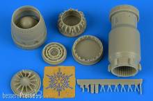 Aires 4744 - 1:48 MiG-27 Flogger late exhaust nozzle-close for Trumpeter