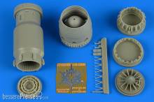 Aires 4748 - 1:48 MiG-23BN late exhaust nozzle-opened for Trumpeter