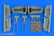 Aires 4786 - 1:48 Beaufighter TF.X wheel bay set for Revell