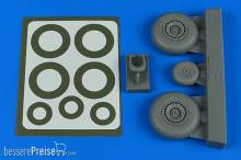 Aires 4804 - 1:48 Do 217N wheels & paint masks - late A for ICM