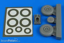 Aires 4806 - 1:48 Do 217N wheels & paint masks - late B for ICM