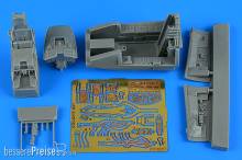 Aires 4817 - 1:48 F-104J Starfighter cockpit set for Kinetic
