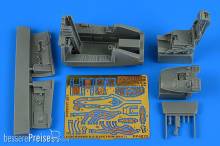 Aires 4820 - 1:48 F-104G Starfighter cockpit set (C-2 ej. seat) for Kinetic
