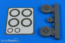Aires 4822 - 1:48 J-29 Tunnan wheels & paint masks