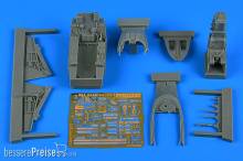Aires 4830 - 1:48 Sea Harrier FRS.1 cockpit set for Kinetic