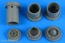 Aires 4836 - 1:48 F-104S/G Starfighter exhaust nozzle for HASEGAWA