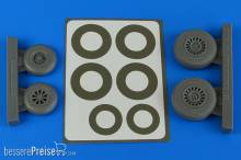Aires 4841 - 1:48 A-26B/C (B-26B/C) Invader wheels & paint masks early for ICM