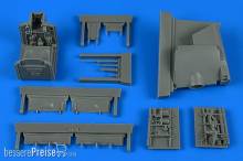 Aires 4851 - 1:48 Harrier AV-8A wheel bay for KINETIC