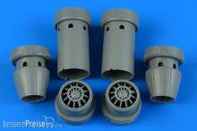 Aires 4861 - 1:48 F/A-18E/F Super Hornet exhaust nozzles - opened