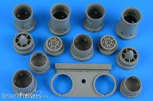 Aires 4887 - 1:48 RA-5C Vigilante exhaust nozzles - early for TRUMPETER