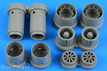 Aires 4888 - 1:48 Rafale exhaust nozzles for HOBBY BOSS