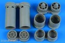 Aires 4889 - 1:48 F-4B/N/C/D Phantom II exhaust nozzles for ZOUKEI MURA