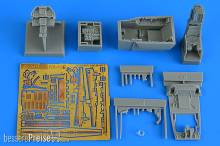 Aires 4895 - 1:48 F/A-18E Super Hornet cockpit set HOBBY BOSS