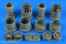 Aires 4902 - 1:48 SR-71A Blackbird exhaust nozzles - closed