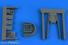 Aires 4915 - A-10A/C Thunderbolt II cabin frame für ACADEMY