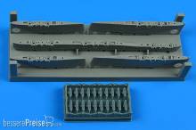 Aires 4936 - Sepecat Jaguar GR.1/GR.1a pylons without covers for Airfix