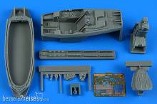Aires 4942 - F-22A Raptor cockpit set for Academy