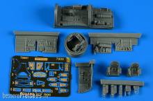 Aires 7002 - TBM Avenger Cocpit set Cockpit-Set mit Abwehrturm