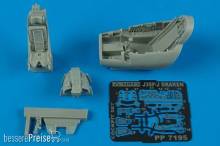Aires 7195 - 1:72 J35F/J Draken cockpit set für Hasegawa Bausatz