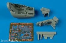 Aires 7197 - 1:72 J35FS Draken cockpit set für Hasegawa Bausatz