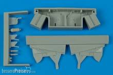 Aires 7210 - 1:72 Hawker Hurricane Mk. I/II wheel bay Für Hasegawa Bausatz