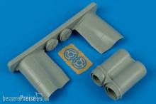 Aires 7213 - 1:72 BAC Lightning F.6/F.2A exhaust nozzles Für Trumpeter Bausatz