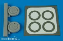 Aires 7218 - 1:72 Su-15 Flagon wheels & paint masks für Trumpeter Bausatz