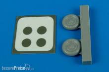 Aires 7224 - 1:72 Bf 109G-10/K wheels & paint masks
