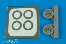 Aires 7227 - 1:72 A-7A/B/E Corsiar II wheels & paint masks für Hobby Boss Bausatz