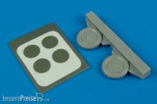 Aires 7233 - 1:72 Bf 109G-6 wheel & paint masks