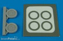 Aires 7238 - 1:72 A-4 Skyhawk wheels & paint masks
