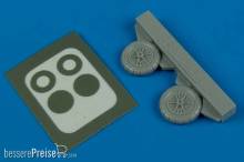 Aires 7245 - 1:72 Bf 109E/F wheels