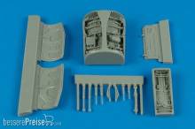 Aires 7254 - 1:72 F-16l Sufa wheel bay for Hasegawa