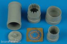 Aires 7255 - 1:72 F-16l Sufa exhaust nozzle for Hasegawa