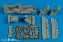 Aires 7256 - 1:72 F-16l Sufa cockpit set for Hasegawa