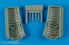 Aires 7274 - 1:72 SB2C Helldiver wheel bay for Academy