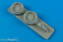Aires 7278 - 1:72 Curtiss P-40B/C wheel bay for Airfix
