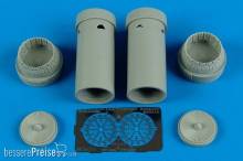 Aires 7286 - 1:72 F-14A Tomcat exhaust nozzles opened p.HB