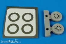 Aires 7299 - 1:72 F6F Hellcat wheels (type A) & paint mask