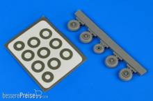 Aires 7300 - 1:72 Sepecat Jaguar wheels & paint masks