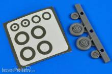 Aires 7304 - 1:72 F-100 Super Sabre wheels & paint masks