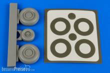 Aires 7306 - 1:72 Su-27 Flanker (late) wheels & paint mask