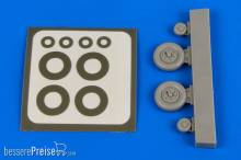 Aires 7307 - 1:72 Mi-2 Hoplite wheels & paint masks