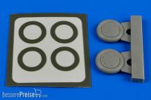 Aires 7311 - 1:72 Gloster Gladistor wheels & paint masks