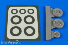 Aires 7319 - 1:72 Sea Vixen wheels & paint masks
