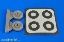 Aires 7330 - 1:72 Dornier Do 17 wheels&paint masks f.Airfi