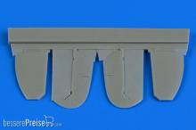 Aires 7351 - 1:72 Spitfire Mk.IX control surfaces (metal) for Eduard