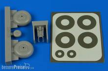Aires 7364 - 1:72 Wellington wheels & Paint masks (early) for Airfix