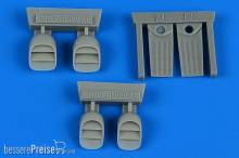 Aires 7384 - Harrier AV-8A/GR.1/GR.3 exhaust nozzles for AIRFIX